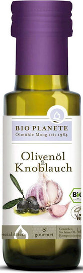 Huile d'olive Ă  l'ail BIO 100 ml - BIO PLANETE